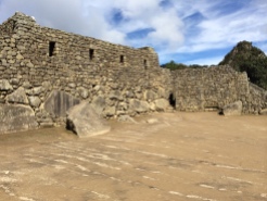 Residential section of the ruins. (Machu Picchu, Peru)