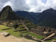 Afternoon view of the ruins. (Machu Picchu, Peru)