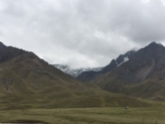 View of La Raya Pass from the Inka Express Bus to Puno. (Eastern Andes, Peru)