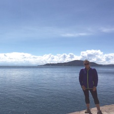 Enjoying a day on the lake. (Taquile Island, Lake Titikaka)